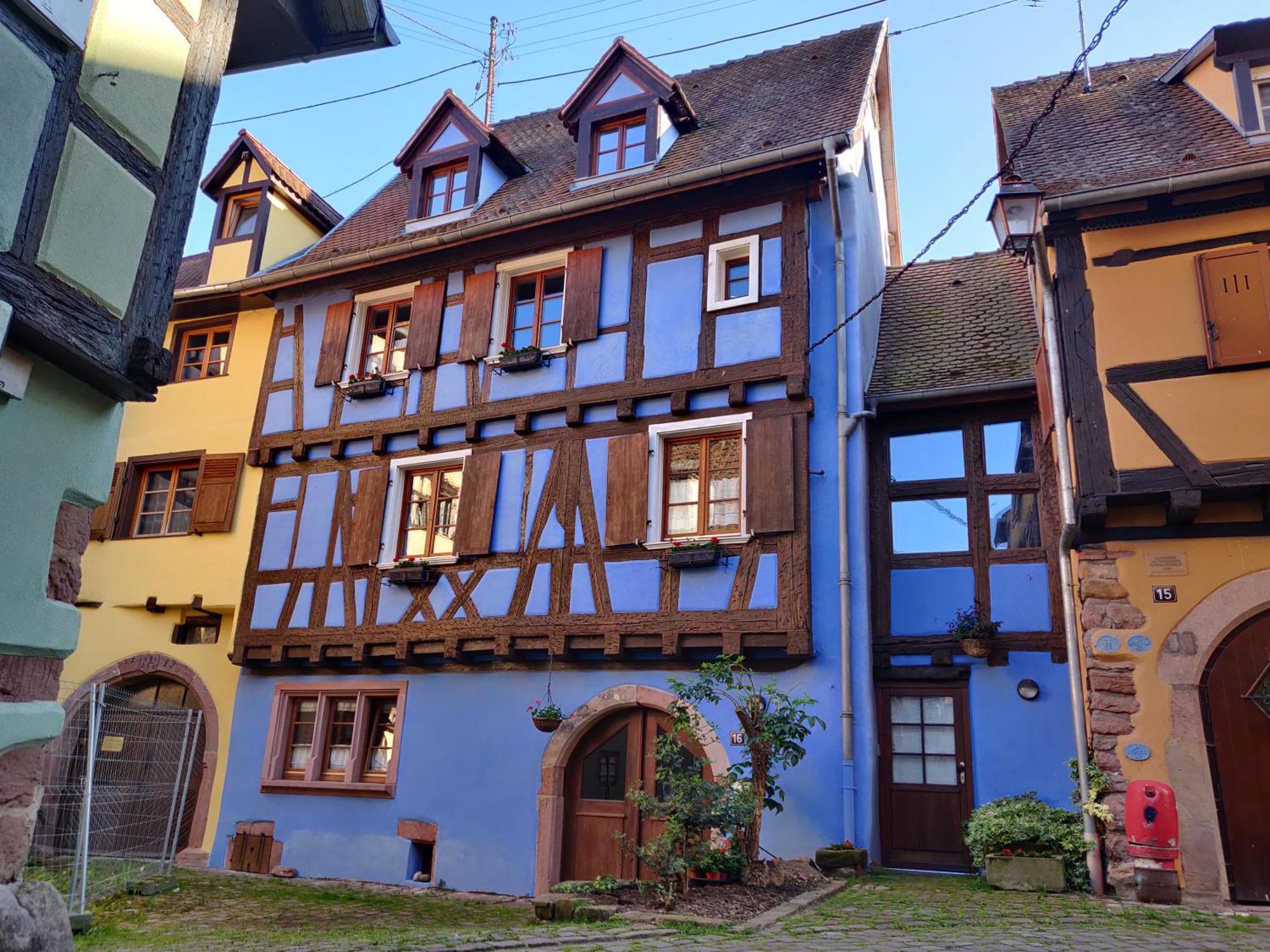 La Maison Bleue - Historic House In The Heart Of Riquewihr Eksteriør bilde