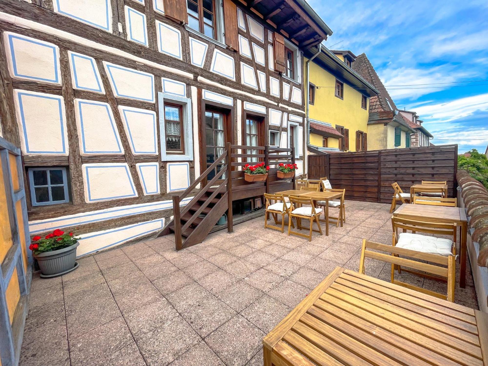 La Maison Bleue - Historic House In The Heart Of Riquewihr Eksteriør bilde